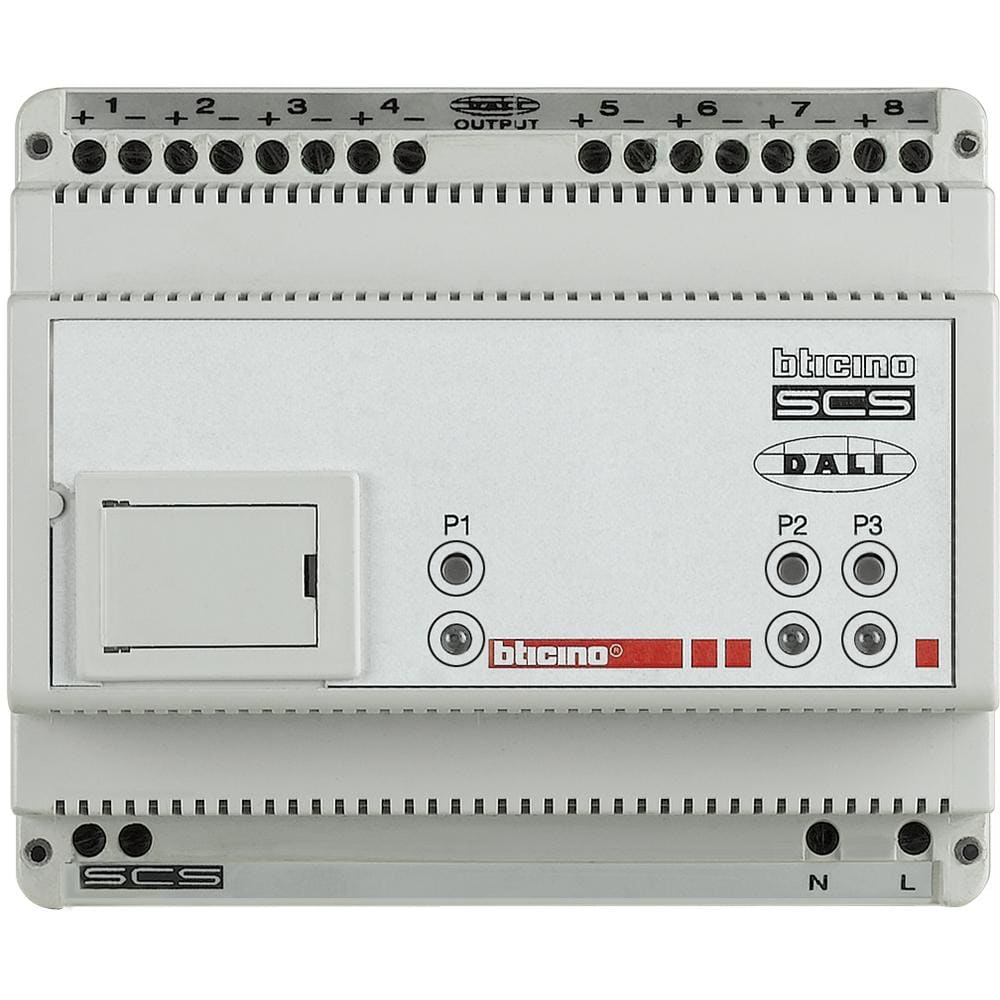 BTICINO - Actuador regulador DALI 8 salidas MyHOME - 6 módulos