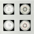 NEXIA - Downlight cuadrado LUMI 4 lámparas QPAR-CB 50W blanco