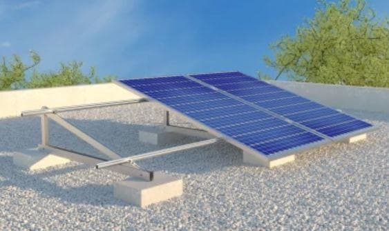 APOLO - Kit triángulo pórtico para estructura solar inclinada 30 grados, 1 unidad