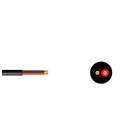 FONESTAR - Cable OFC profesional de 2 conductores con doble aislamiento para altavoces (rollo 100m)