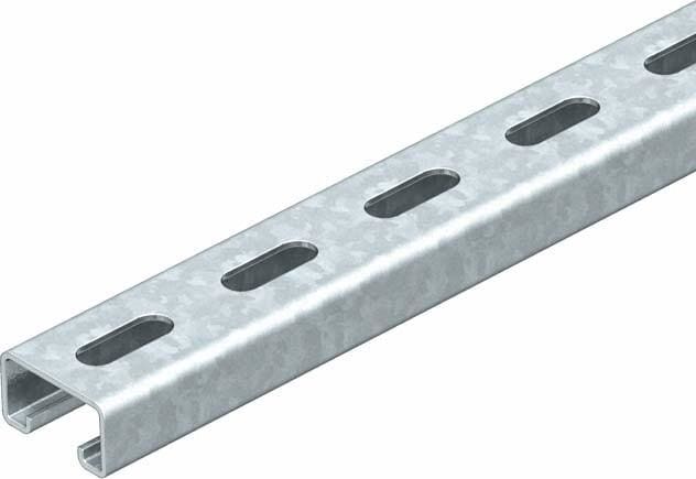 OBO BETTERMANN - Perfil perforado MS-21 ranura 22mm 3000x41x21mm FS