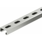 OBO BETTERMANN - Perfil perforado MS-21 ranura 22 3000x41x21mm inoxidable