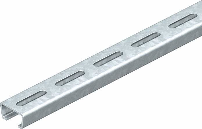 OBO BETTERMANN - Perfil perforado 2063 L-FS 2 módulos 165mm acero