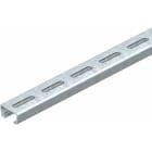 OBO BETTERMANN - Perfil perforado 2063 L-FS 2 módulos 165mm acero