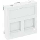 OBO BETTERMANN - Marco para módulo conexión tipo-A 45x45mm PC blanco