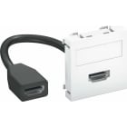 OBO BETTERMANN - Toma multimedia HDMI MTG-HD F blanco