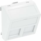 OBO BETTERMANN - Módulo adaptador DTS-2RM RW1 45x45mm blanco policarbonato