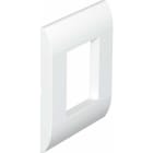 OBO BETTERMANN - Marco embellecedor S990-AF1 para mecanismo modular 45mm blanco