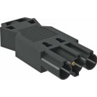 OBO BETTERMANN - Conector GST18 ST/S-GST18i 3P B negro
