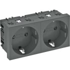 OBO BETTERMANN - Toma 0° conexión tierra STDD0SWGR2 250V 10/16A PC