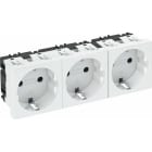 OBO BETTERMANN - Toma 0° conexión tierra STDD0RW3 250V 10/16A PC