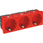 OBO BETTERMANN - Toma 0° conexión tierra STDD0SRO3 250V 10/16A PC