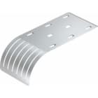 OBO BETTERMANN - Placa salida cable KAB FS gris