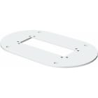 OBO BETTERMANN - Placa base ISSBP70140 blanco puro