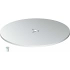 OBO BETTERMANN - Pie columna distribución F 350x8mm blanco ST