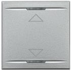 BTICINO - Tecla Axolute MyHOME - símbolo subida/bajada - 2 módulos - Tech