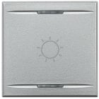 BTICINO - Tecla Axolute MyHOME - símbolo de luz tipo basculante - 2 módulos - Tech