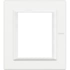 BTICINO - Placa embellecedora recta Axolute de color Blanco Axolute - 3+3 módulos