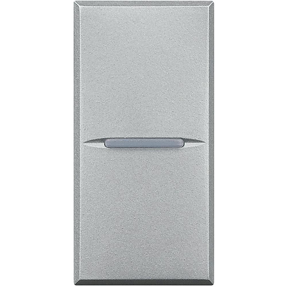 BTICINO - Cruzamiento axial Axolute iluminable 16 AX-250 V~ - borne a tornillo - 1 módulo - Tech