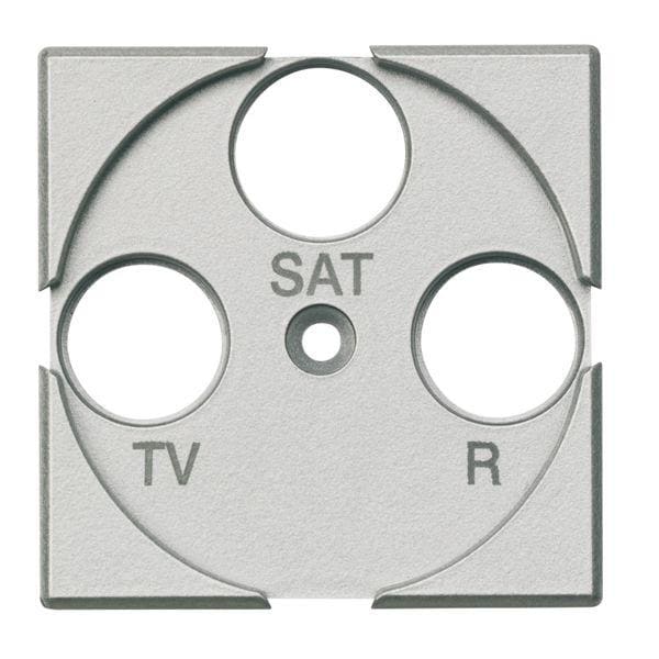 BTICINO - Frontal TV-R-SAT universal Axolute - Tech - 2 módulos