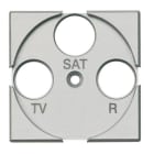 BTICINO - Frontal TV-R-SAT universal Axolute - Tech - 2 módulos