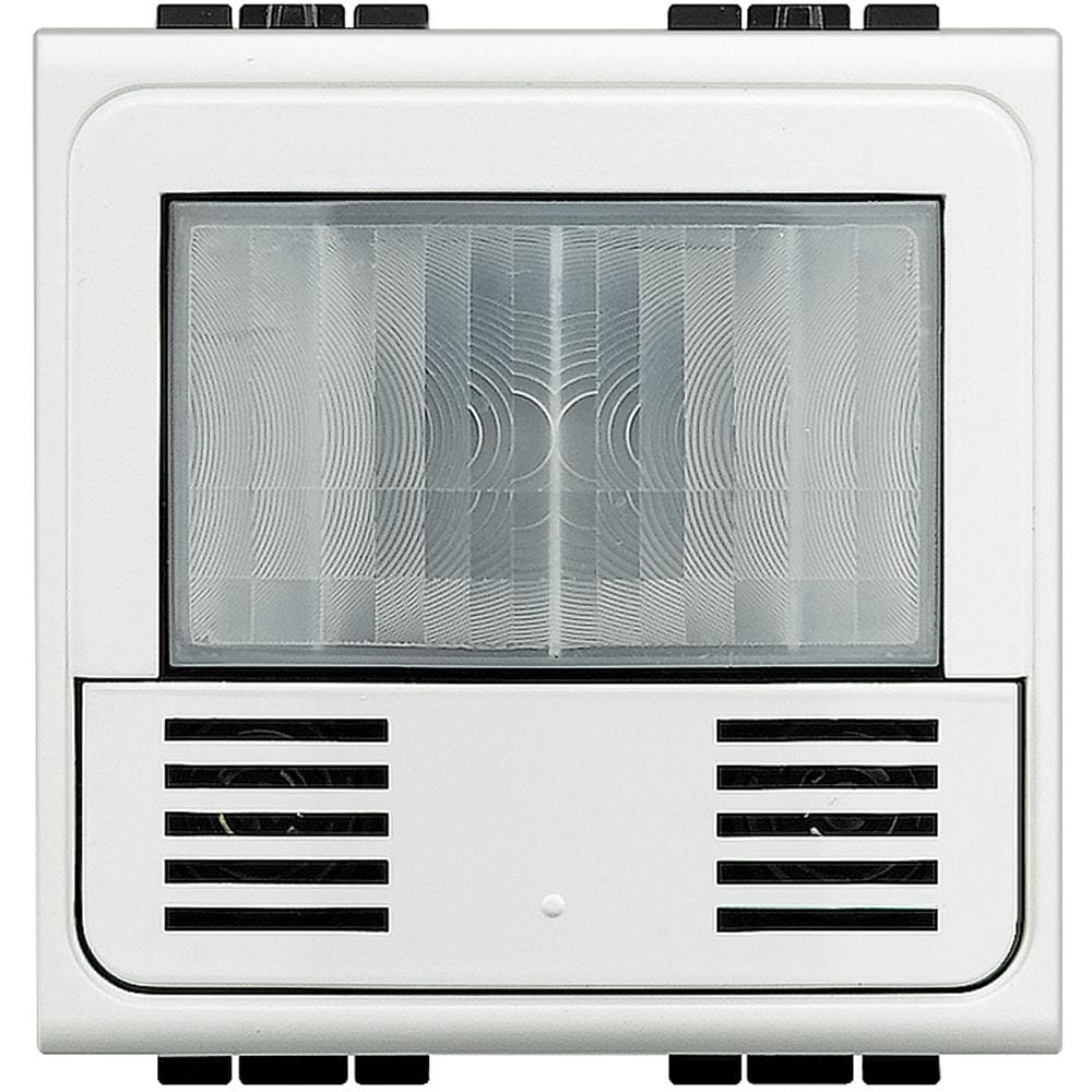 BTICINO - Detector de 3 hilos con neutro Livinglight - 2 módulos - Blanco