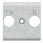 BTICINO - Frontal TV-R universal Livinglight - Tech - 2 módulos
