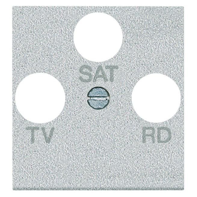 BTICINO - Frontal TV-R-SAT universal Livinglight - Tech - 2 módulos