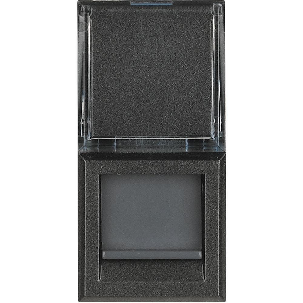 BTICINO - Base RJ45 Axolute - Cat. 6 - UTP - 1 módulo - Antracita