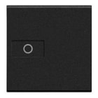 BTICINO - Tecla axial Livinglight símbolo luz - 2 módulos - Antracita