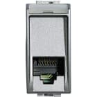 BTICINO - Base teléfono RJ11 Livinglight - 4 contactos - Tech - 1 módulo