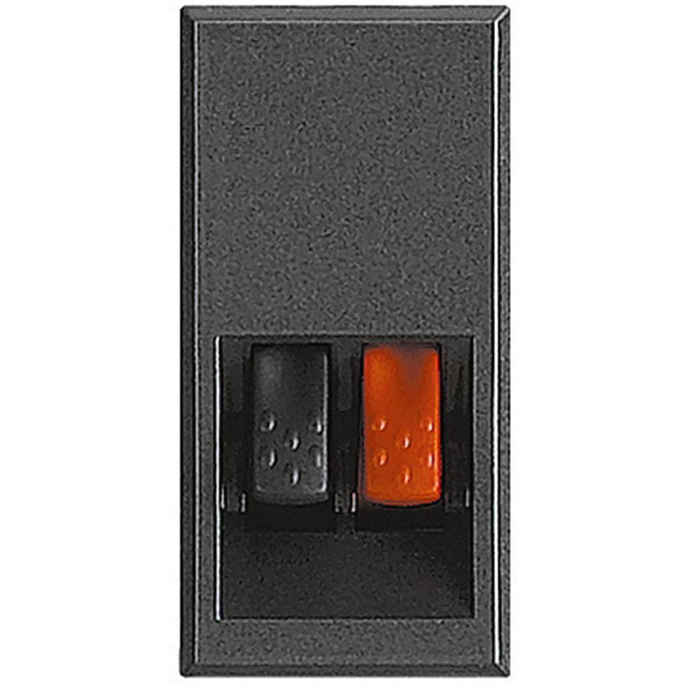 BTICINO - Base audio-vídeo para altavoces HI-FI Axolute - Antracita - 1 módulo