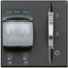 BTICINO - Detector de 3 hilos con neutro con exclusión Axolute - 2 módulos - Antracita