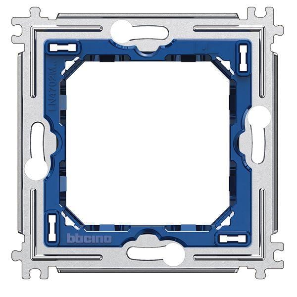 BTICINO - Soporte de tornillos para placas Livinglight 2 módulos