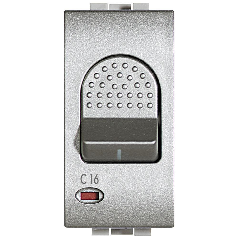 BTICINO - Interruptor automático magnetotérmico Livinglight - 16A - 1 módulo - Tech