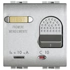 BTICINO - Interruptor automático magnetotérmico + diferencial Livinglight - 10A - 2 módulos - Tech