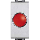 BTICINO - Señalizador luminoso Livinglight - difusor rojo - Tech - 1 módulo
