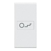 BTICINO - Tecla axial Livinglight símbolo luz escalera - 1 módulo - Blanco