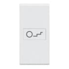 BTICINO - Tecla axial Livinglight símbolo luz escalera - 1 módulo - Blanco