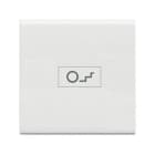 BTICINO - Tecla axial Livinglight símbolo luz escalera - 2 módulos - Blanco