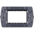 BTICINO - Soporte para placas Livinglight AIR 3 módulos