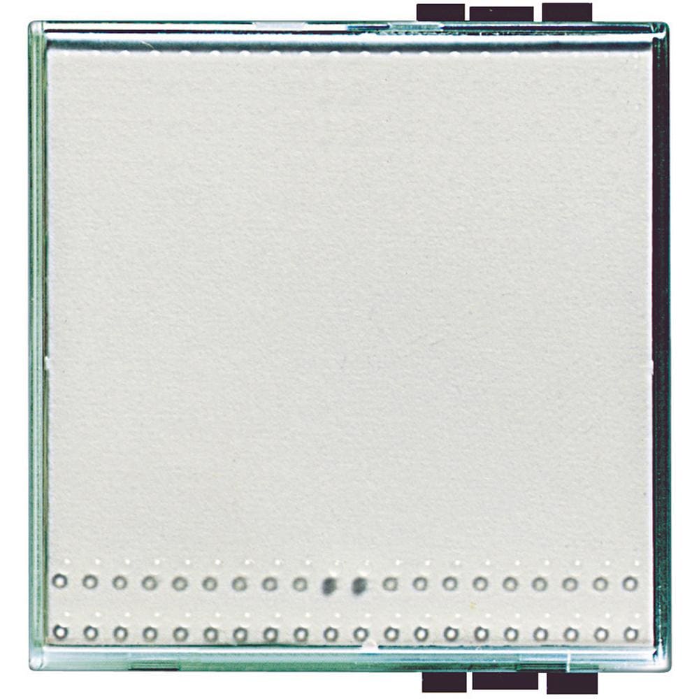 BTICINO - Tecla Livinglight personalizable - 2 módulos - titanio