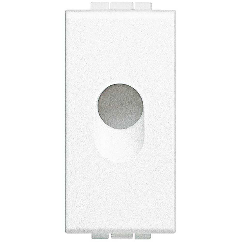 BTICINO - Salida de cables Livinglight Ø 9mm - 1 módulo - Blanco