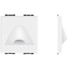 BTICINO - Salida de cables Livinglight Ø 9mm - 2 módulos - Blanco
