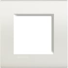 BTICINO - Placa embellecedora Livinglight de color Blanco - 2 módulos
