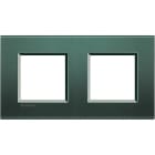 BTICINO - Placa embellecedora Livinglight de color Park - 2 x 2 módulos