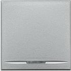 BTICINO - Tecla Axolute MyHOME - neutro tipo pulsador - 2 módulos - Tech