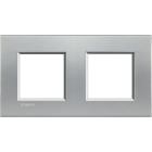 BTICINO - Placa embellecedora Livinglight de color Tech - 2 x 2 módulos