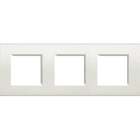 BTICINO - Placa embellecedora Livinglight de color Blanco - 2 x 3 módulos
