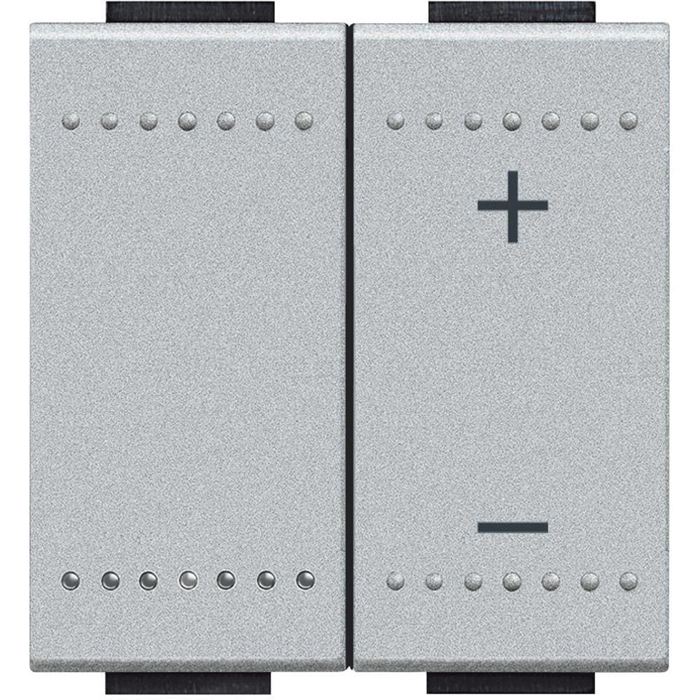 BTICINO - Regulador por pulsación - 3-400 W Universal - 2 módulos - Tech